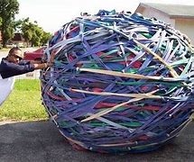 Image result for Giant Rubber Band Ball