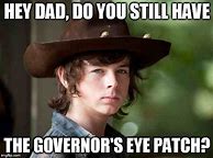 Image result for Walking Dead Carl Eye Meme