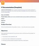 Image result for It Cocumentation Template