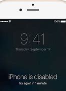 Image result for iPhone Is Disabled Try Again in 1 Minute