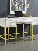 Image result for Gold Crank Desk