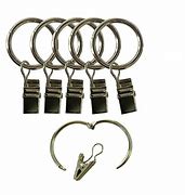 Image result for Allen Roth 2 Inch Clip On Curtain Rings