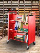 Image result for Librarian Book Cart