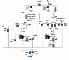 Image result for 2A3 Amplifier Schematic