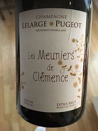 Image result for Lelarge Pugeot Champagne Meuniers Clemence Extra Brut Vrigny