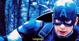 Image result for Captain America Language Joke