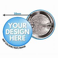 Image result for 25Mm Badge Template