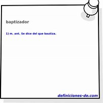 Image result for baptizador