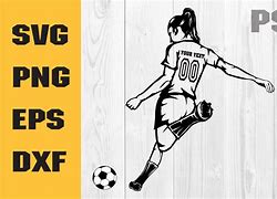 Image result for Soccer Girl SVG