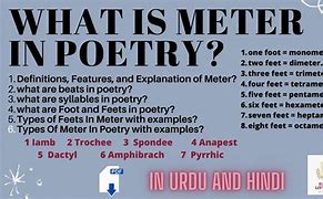 Image result for Meter Definition Literature