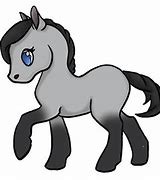 Image result for Cute Horse Clip Art Black and White