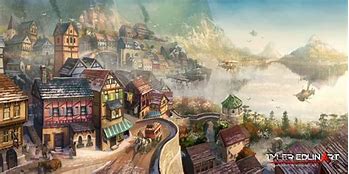 Image result for Water Floating Medieval City
