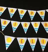 Image result for Beach Happy Birthday Banner