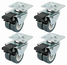 Image result for Heavy Duty Dual Wheel Casters
