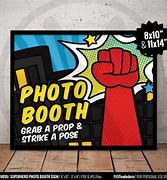 Image result for Superhero Photo Booth Sign