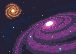 Image result for Pixelated Space Poster