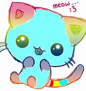 Image result for rainbow kitty anime