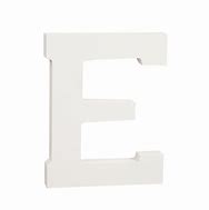 Image result for White Letter E