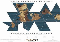 Image result for Dymaxion World Map with Moon