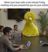Image result for Big Bird Gun Meme
