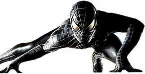 Image result for Black Suit Spider-Man PNG