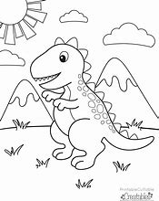 Image result for Free Printable Dinosaur Pages