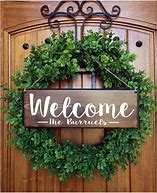 Image result for Front Door Welcome Sign