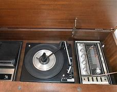 Image result for Console Stereo with 8 Track Tape Player