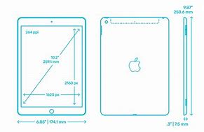 Image result for iPad 2 Size Dimensions