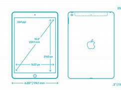 Image result for iPad Printable Dimensions Inches