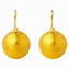 Image result for 24 Carrot Gold Earrings