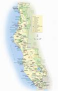 Image result for Map of California Coastline