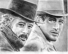 Image result for Butch and Sundance Stencil Art