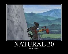 Image result for Dungeons and Dragons Natural 20 Meme