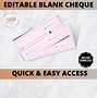 Image result for Fillable Blank Check Template Word