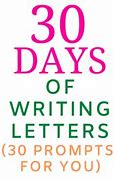 Image result for 30 Days of Writing