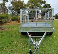 Image result for Box Caged Trailer
