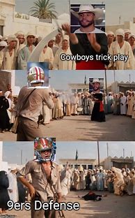 Image result for 49ers Vs. Cowboys Meme