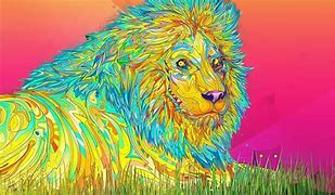 Image result for Trippy Lion