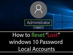 Image result for Windows Forgot Password Reset