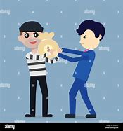 Image result for Stealing Money Cartoon