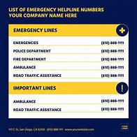Image result for List of Emergency Hot Lines