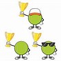 Image result for Cartoon Tennis Ball with Open Arms