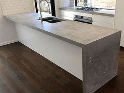 Image result for Kitchen with Concrete Countertops