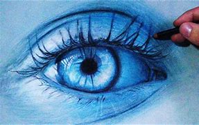 Image result for Realistic Blue Eye Drawing