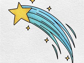 Image result for Shooting Star Drawing