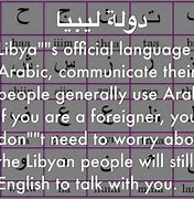 Image result for Libya Language