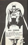 Image result for bill finger batman