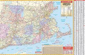 Image result for Rhode Island Connetecut Masachusetes Map with Cities