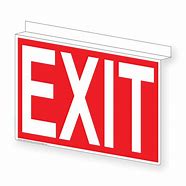 Image result for Open Ceiling Exit-Signs